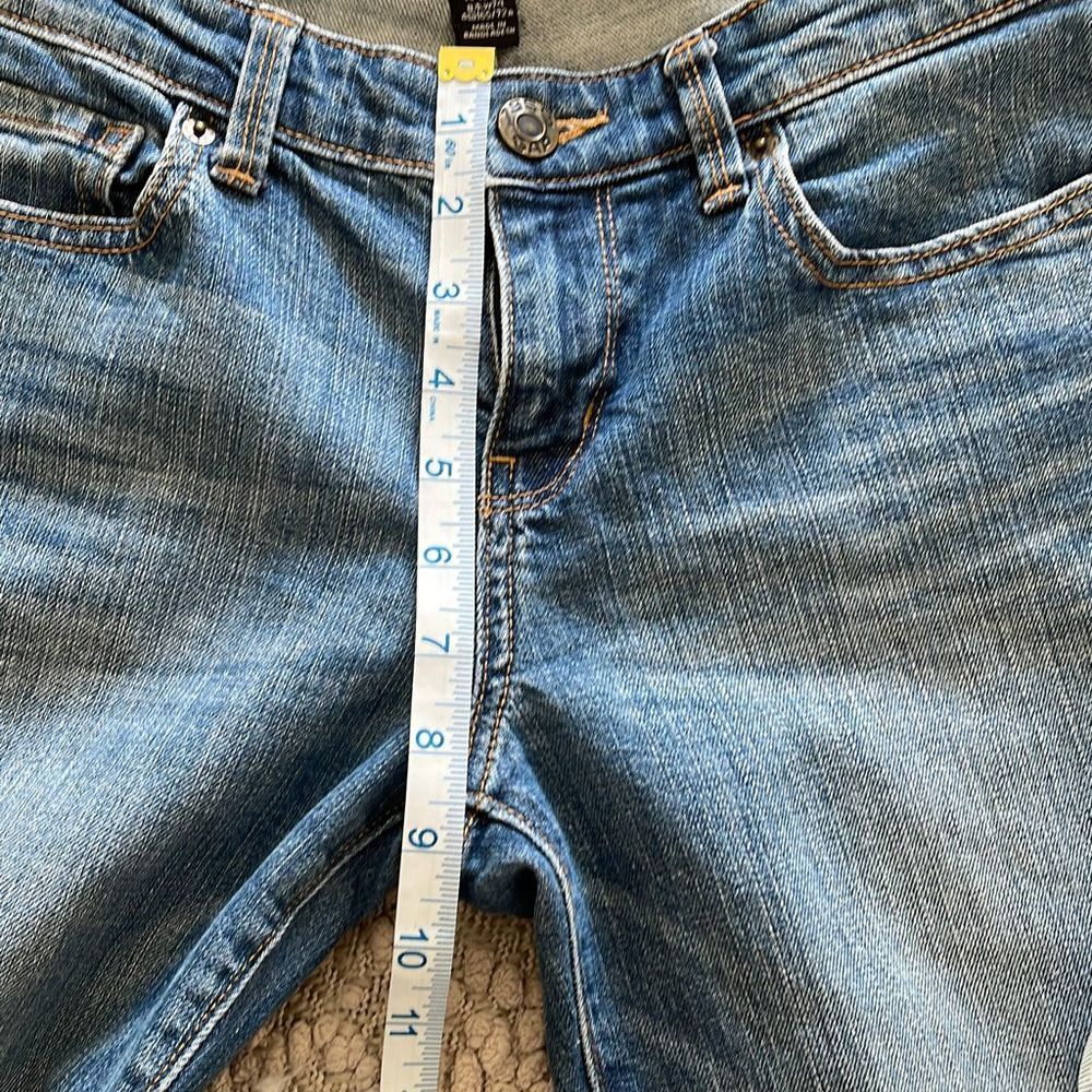 GAP 1969 Straight Cropped Cuffed Jeans  Size 8/29 R - Picture 7 of 8